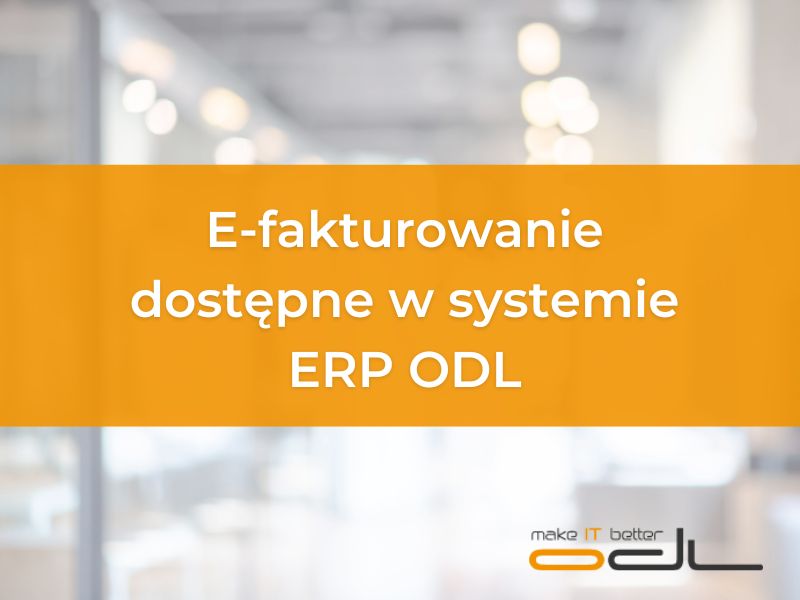 System ERP i Krajowy System e-Faktur