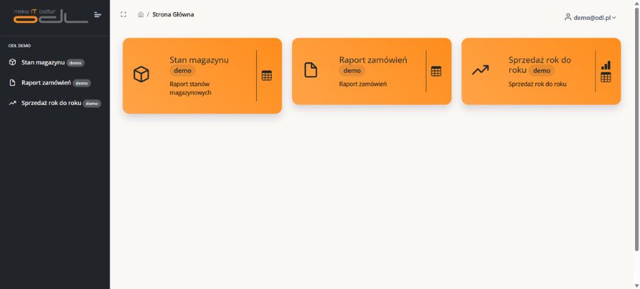 ODL - wersja demo programu WEB Reporter